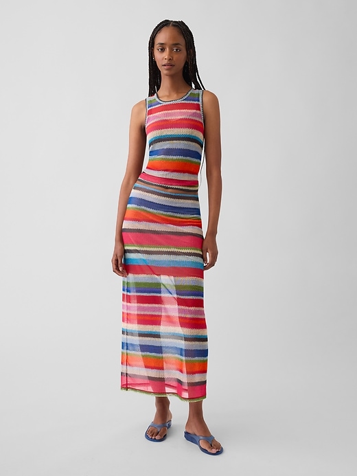 Image number 2 showing, GapStudio Happy Stripe Sheer Tank Top