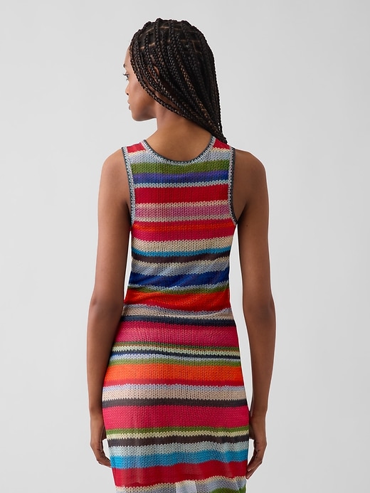 Image number 3 showing, GapStudio Happy Stripe Sheer Tank Top