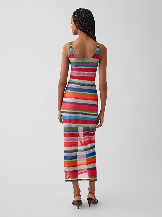 Image number 2 showing, GapStudio Happy Stripe Sheer Maxi Dress