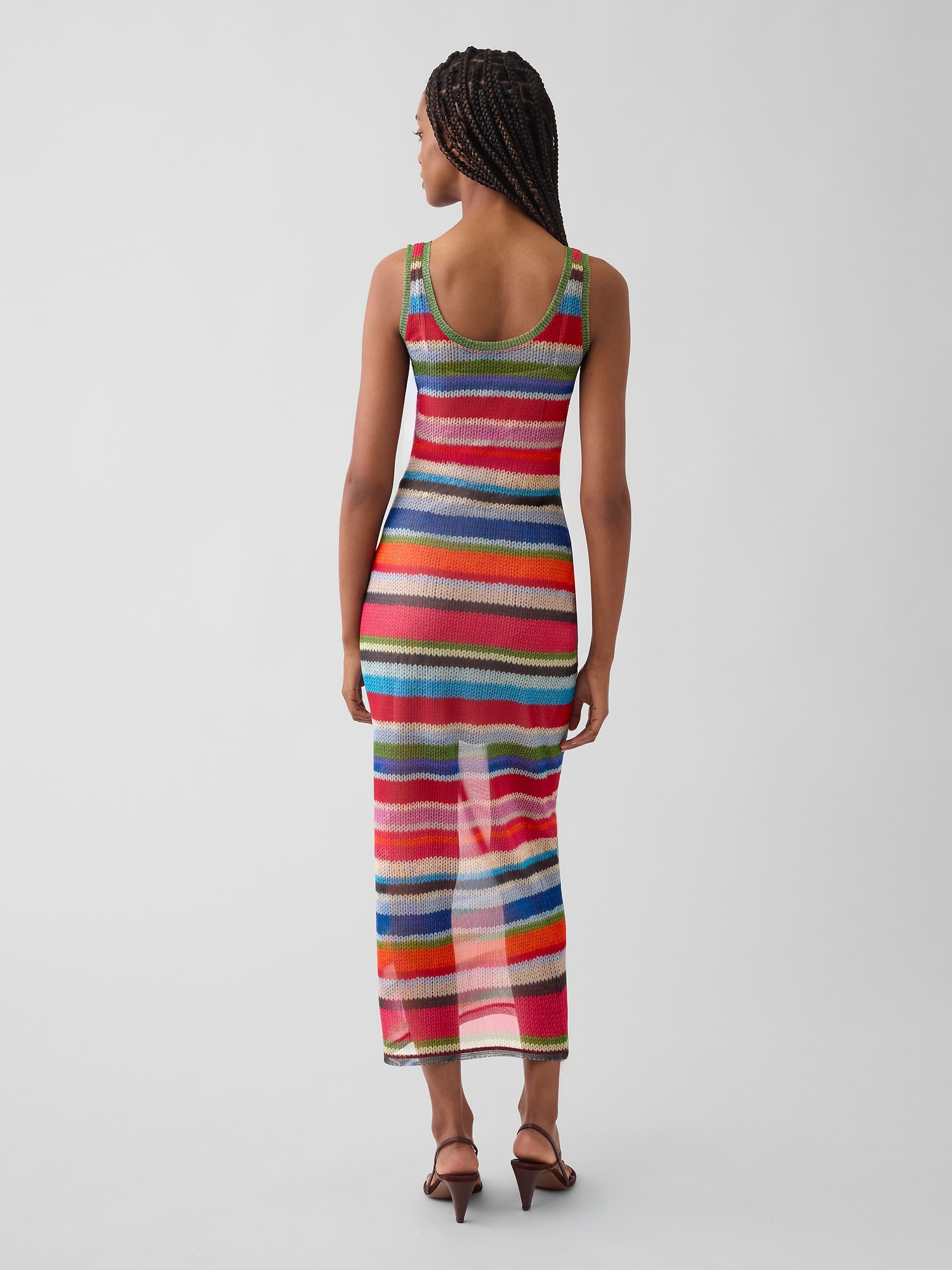Женские платья Gap GapStudio Happy Stripe Sheer Maxi Dress — фото 2