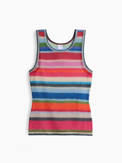 Image number 7 showing, GapStudio Happy Stripe Sheer Tank Top