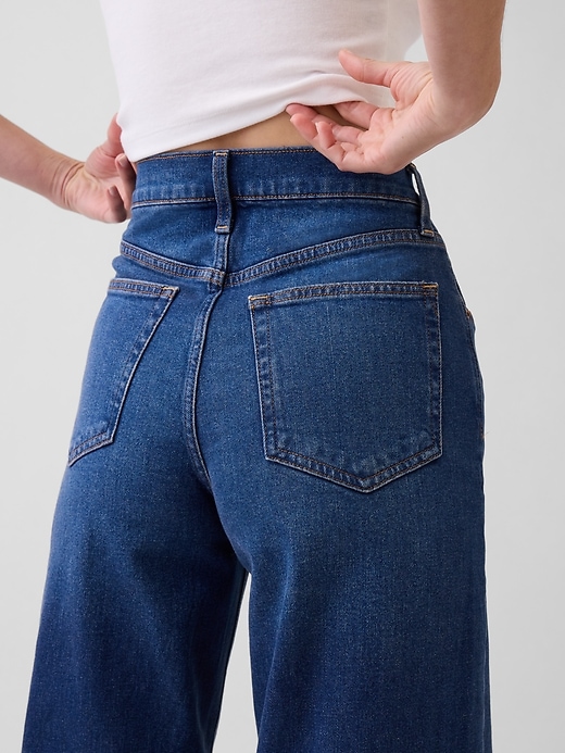 Image number 8 showing, High Rise Stride Wide-Leg Jeans