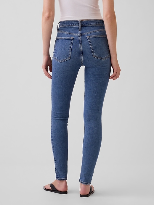 Image number 4 showing, High Rise True Skinny Jeans