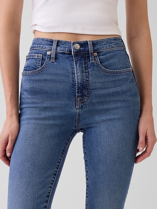 Image number 5 showing, High Rise True Skinny Jeans