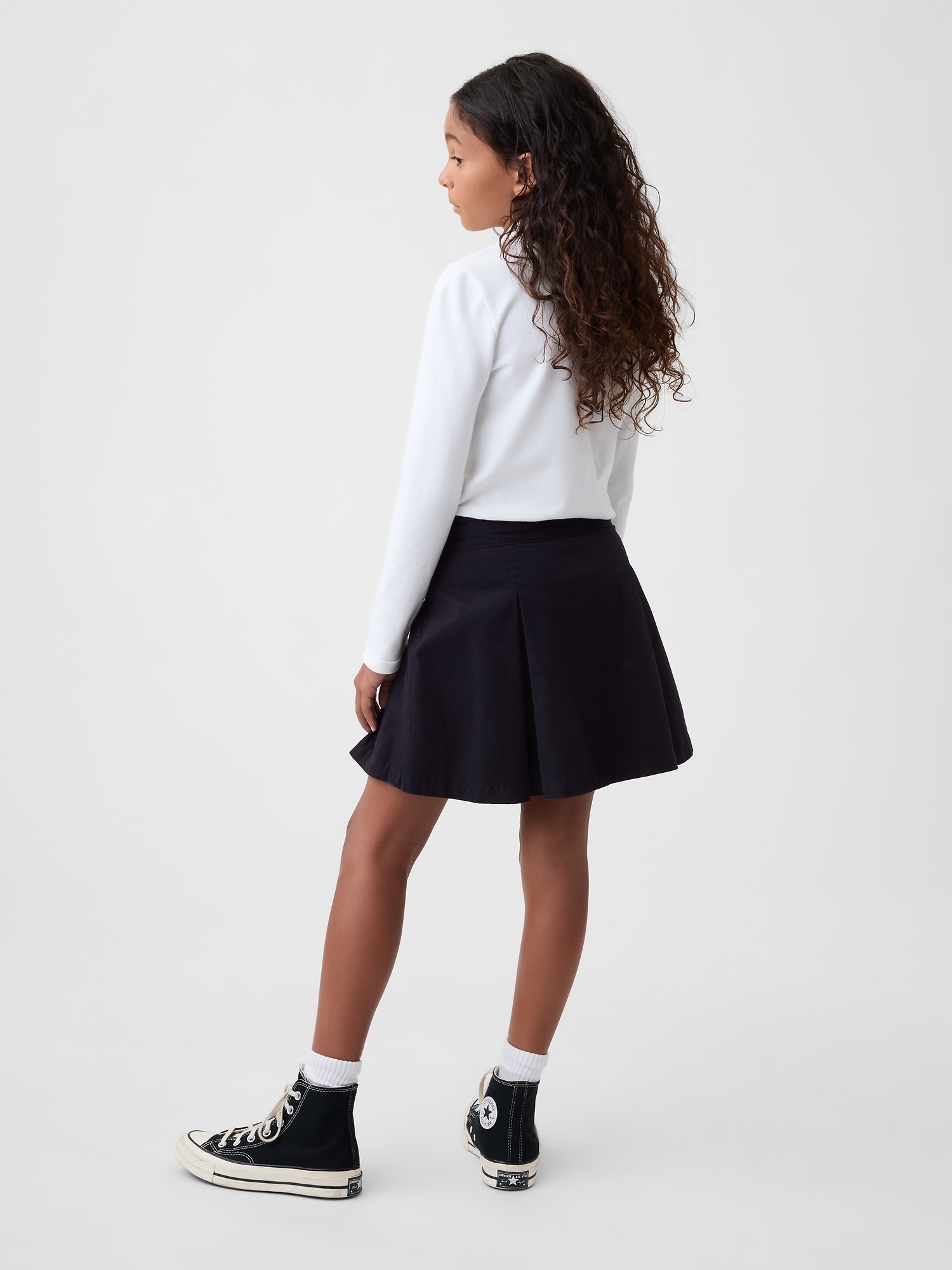 Gap Kids Uniform Pleated Khaki Skort — фото 3