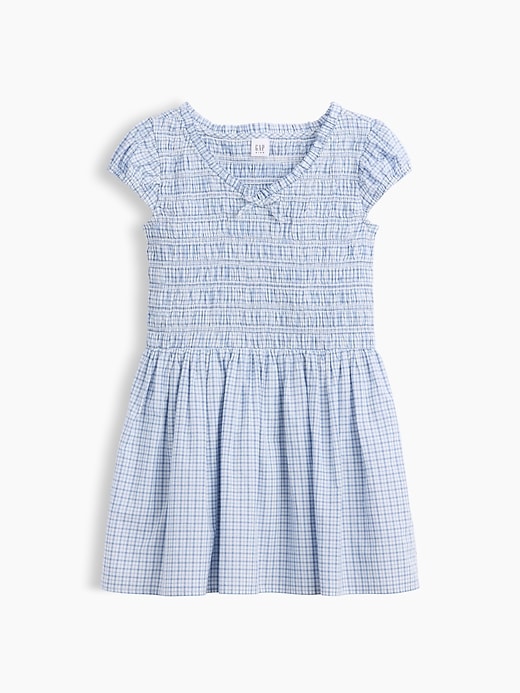 Image number 2 showing, Kids Smocked Print Dress