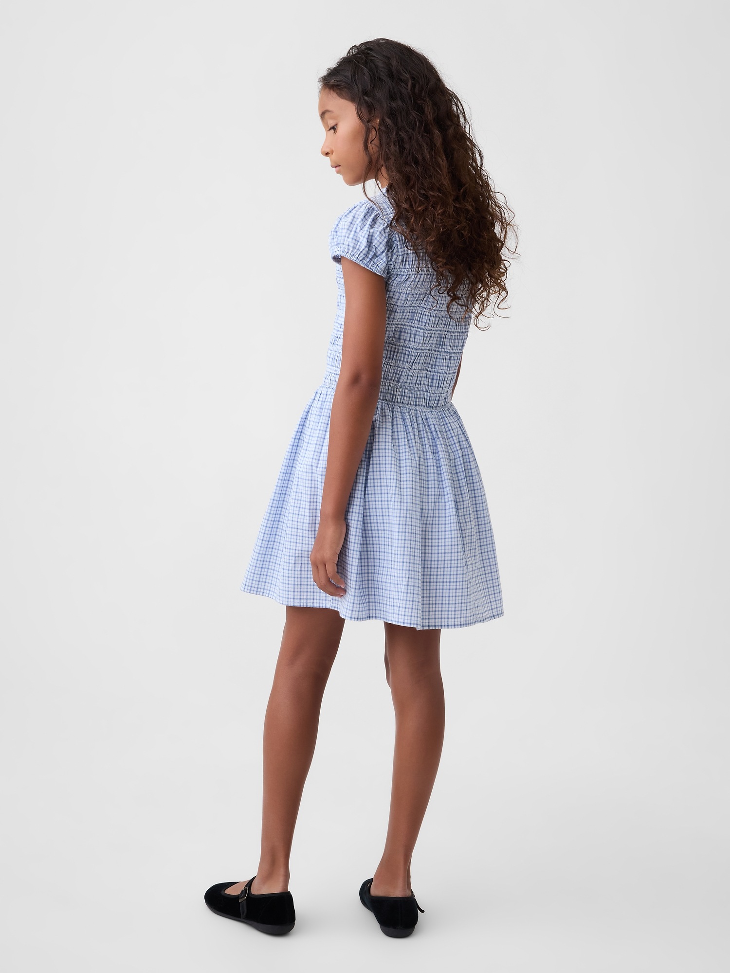 Gap Kids Smocked Print Dress — фото 3