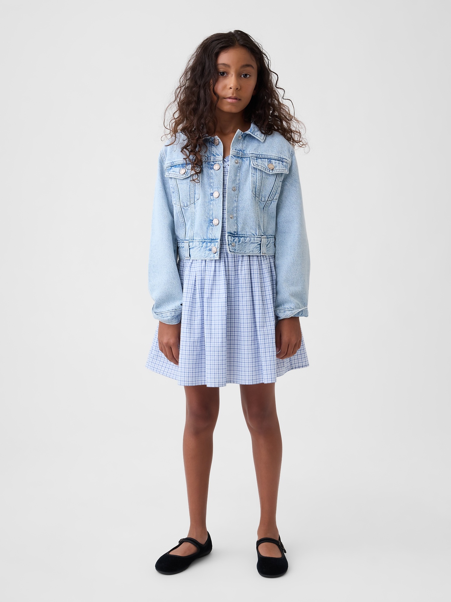 Gap Kids Smocked Print Dress — фото 4