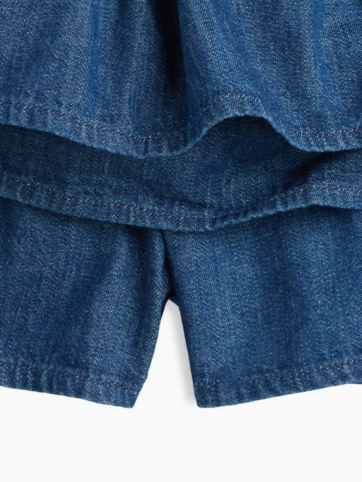 Gap Kids Denim Smocked Mini Skort — фото 2