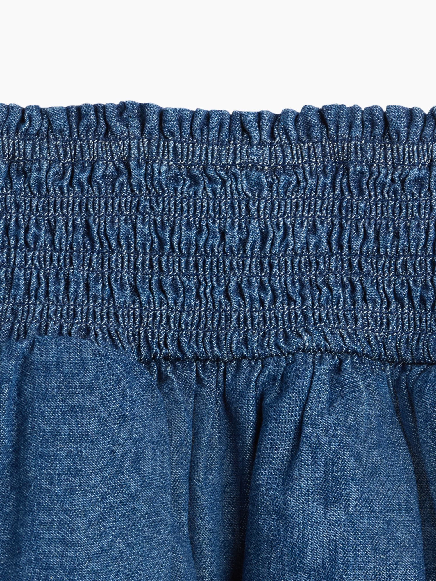 Gap Kids Denim Smocked Mini Skort — фото 3