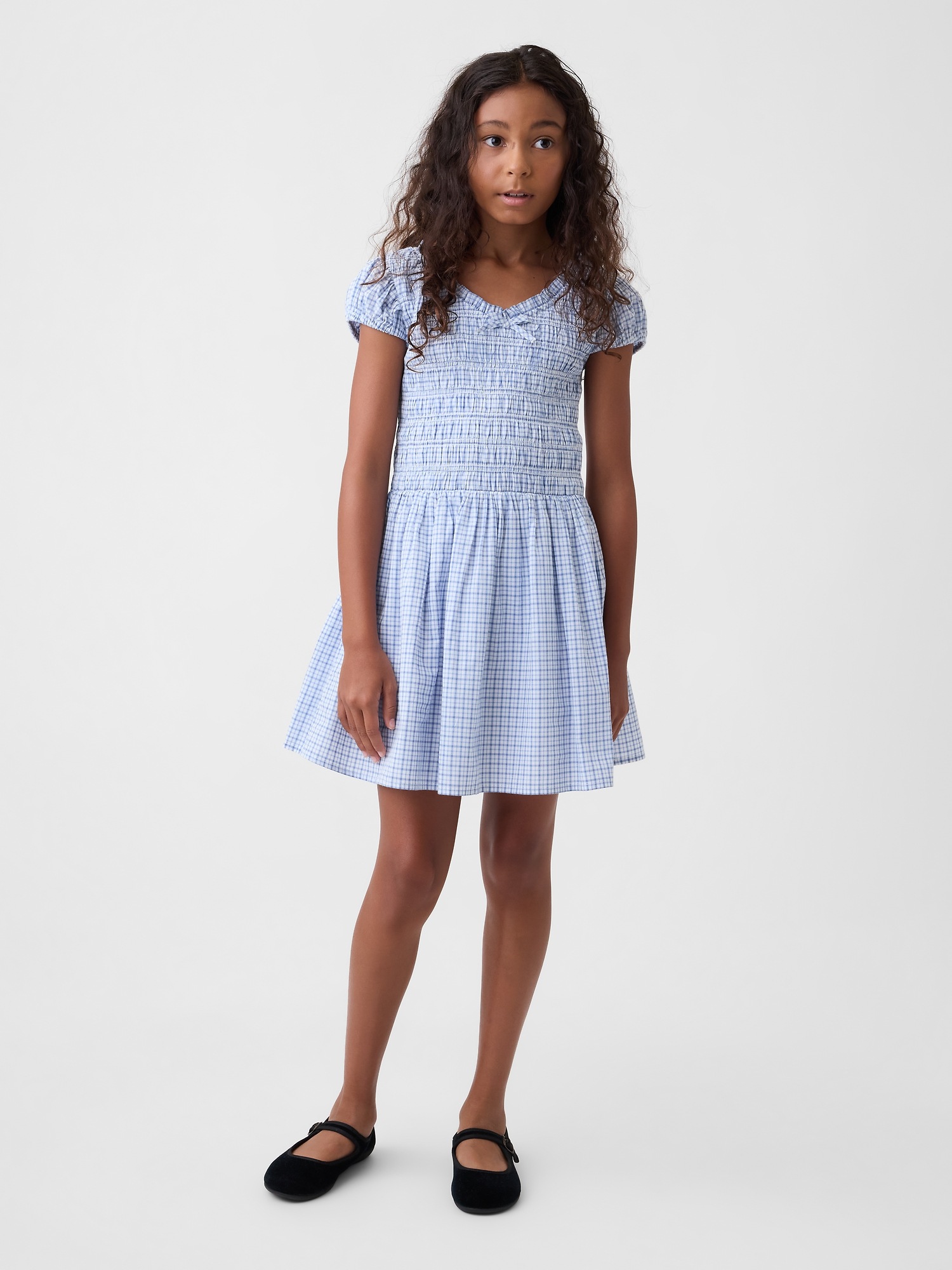 Gap Kids Smocked Print Dress