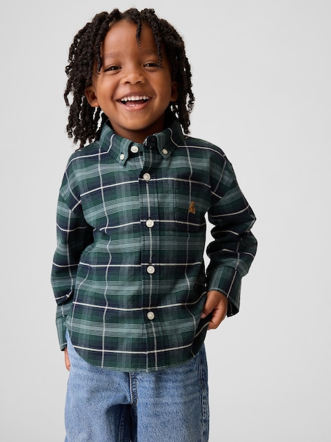 Baby & Toddler Print Oxford Big Shirt