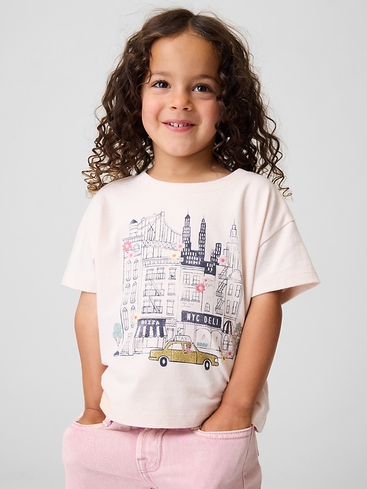Image number 1 showing, Baby & Toddler Gap NYC Graphic T-Shirt