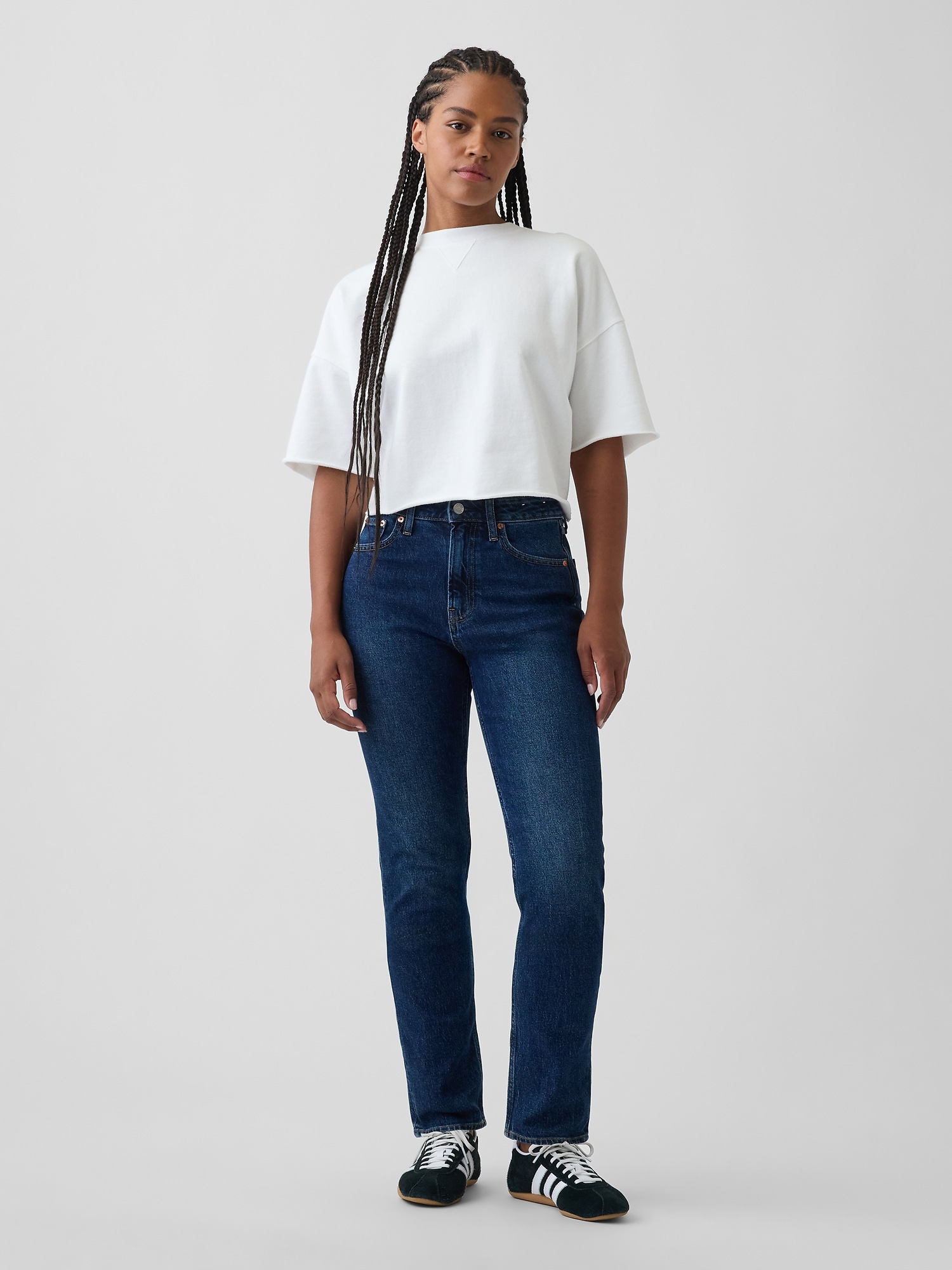 Женские джинсы Gap Curvy High Rise '90s Slim Straight Jeans
