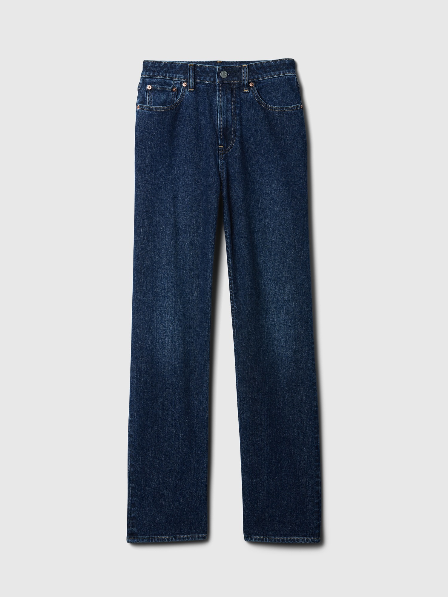 Женские джинсы Gap Curvy High Rise '90s Slim Straight Jeans — фото 6