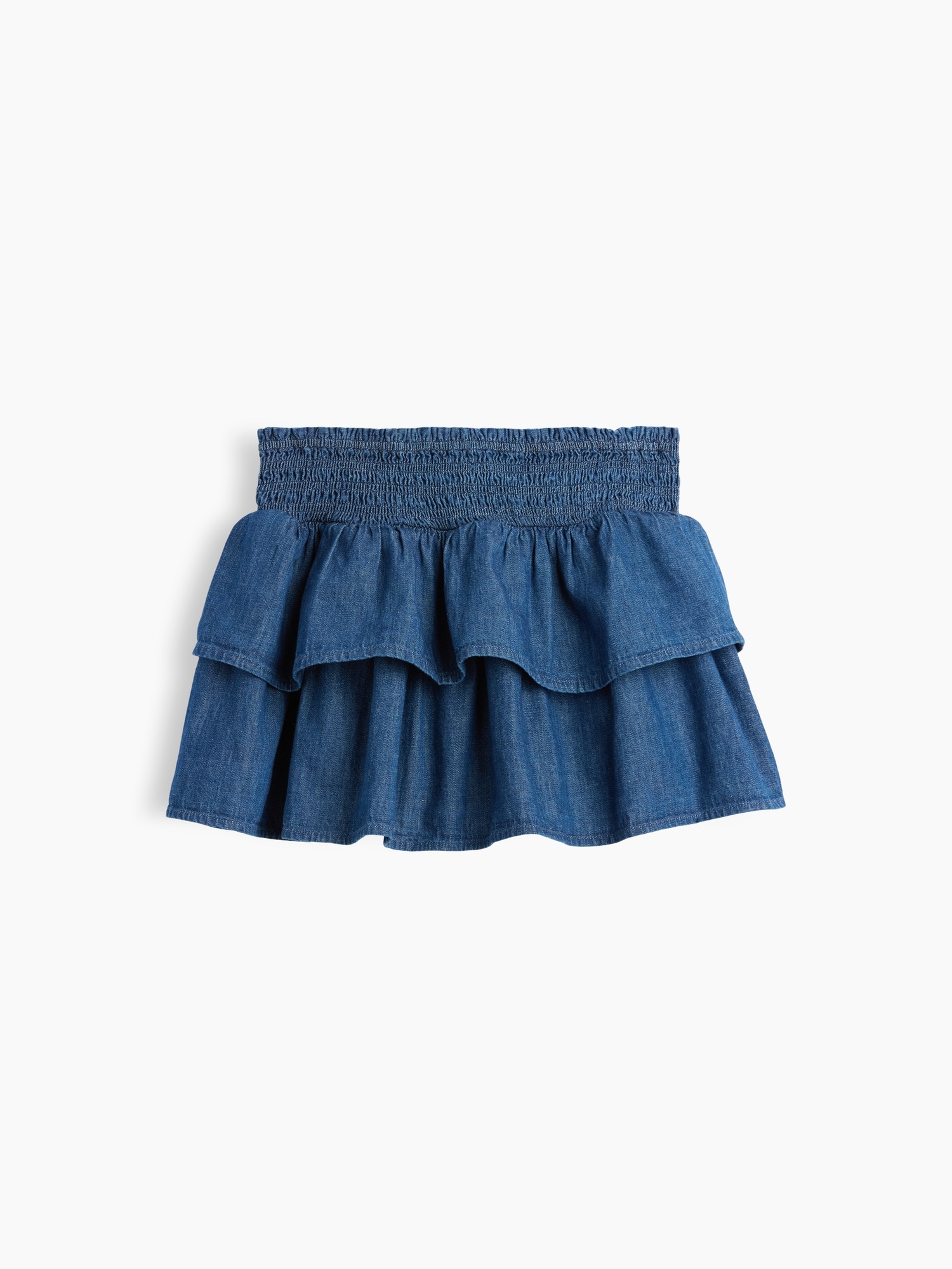 Gap Kids Denim Smocked Mini Skort
