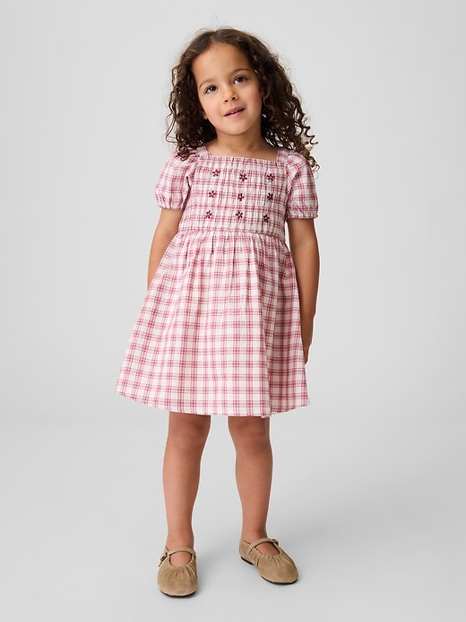 Image number 1 showing, Baby & Toddler Smocked Plaid Dress