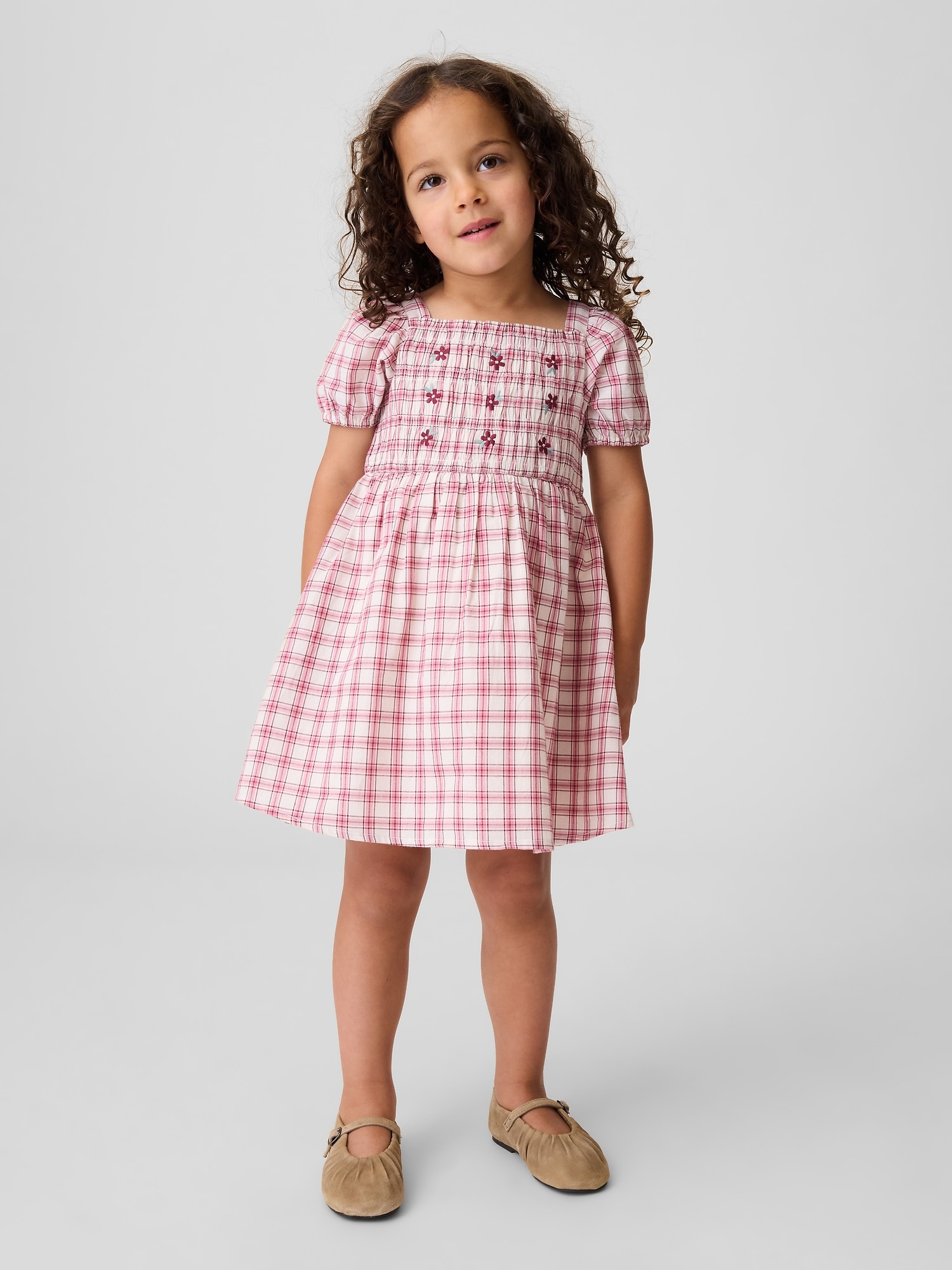 Baby & Toddler Smocked Plaid Dress
