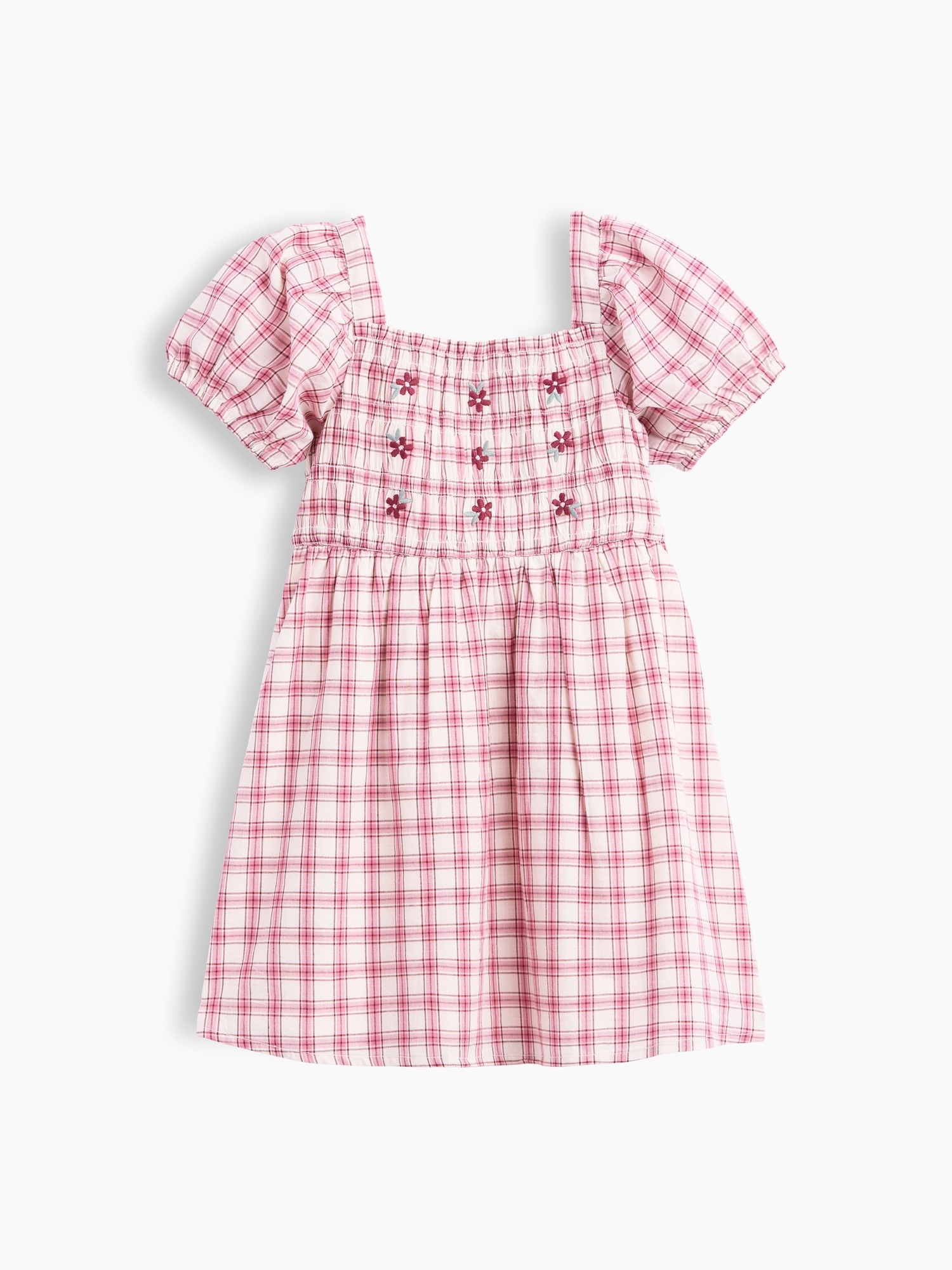Детские платья Gap Baby & Toddler Smocked Plaid Dress — фото 2