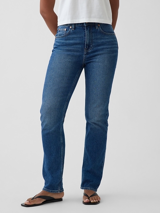 Image number 2 showing, Curvy High Rise '90s Slim Straight Jeans