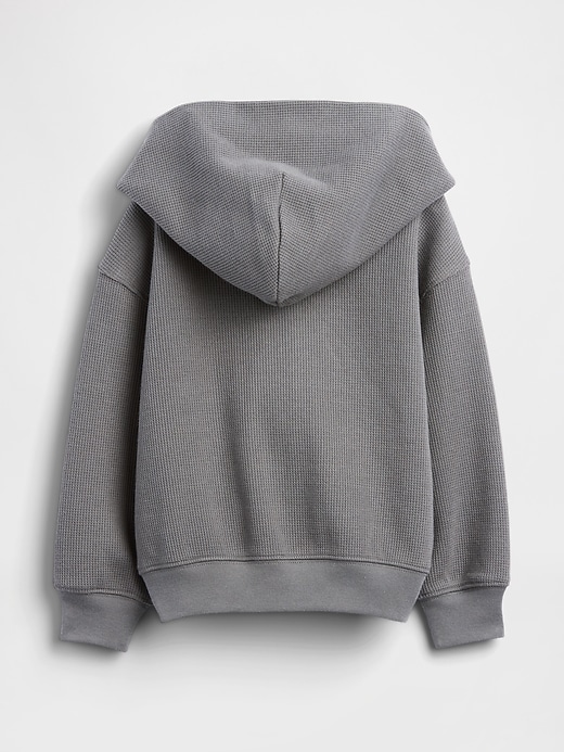 Image number 4 showing, Baby & Toddler Waffle Zip Hoodie