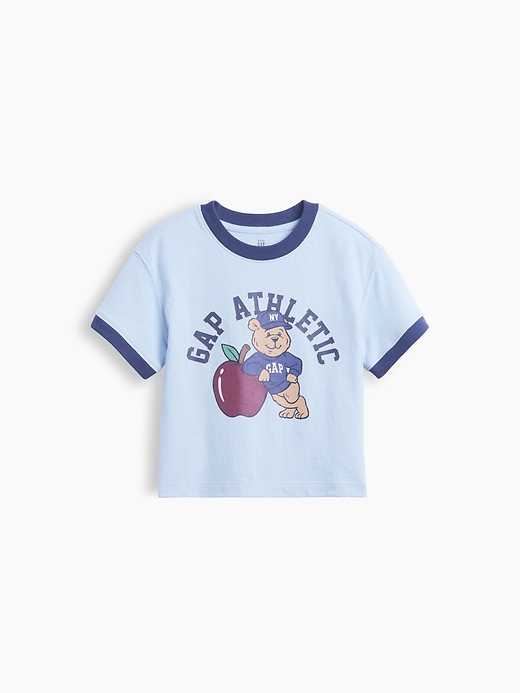 Image number 2 showing, Baby & Toddler Brannan Bear Graphic Logo Ringer T-Shirt