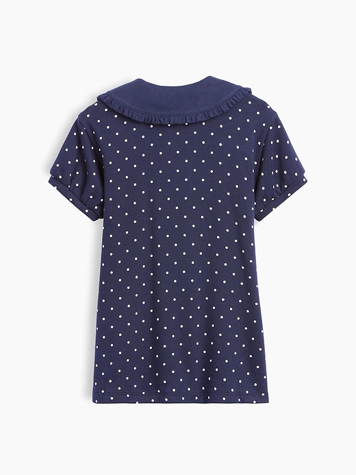 Image number 3 showing, Baby & Toddler French Terry Collared Print Dress