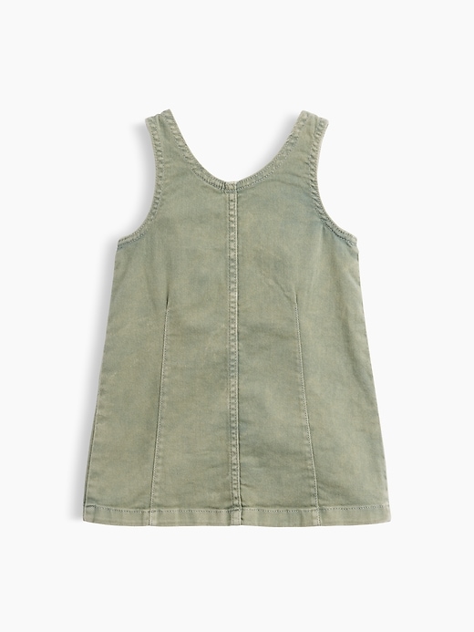 Image number 3 showing, Baby & Toddler Denim Heart Pocket Shift Dress