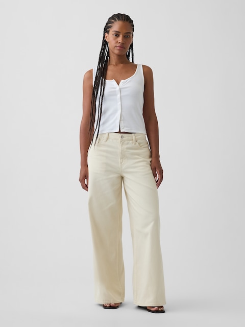 Curvy Mid Rise UltraSoft Baggy Jeans