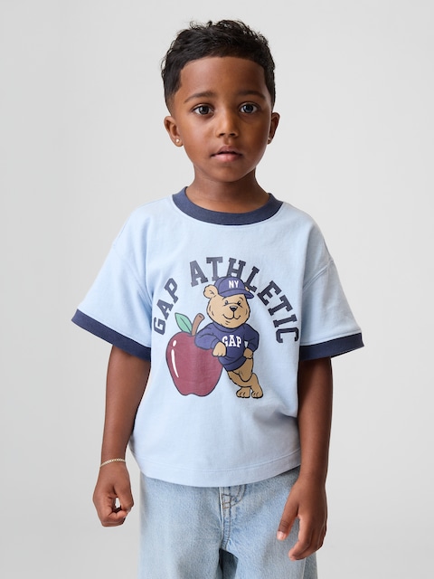 Baby & Toddler Brannan Bear Graphic Logo Ringer T-Shirt