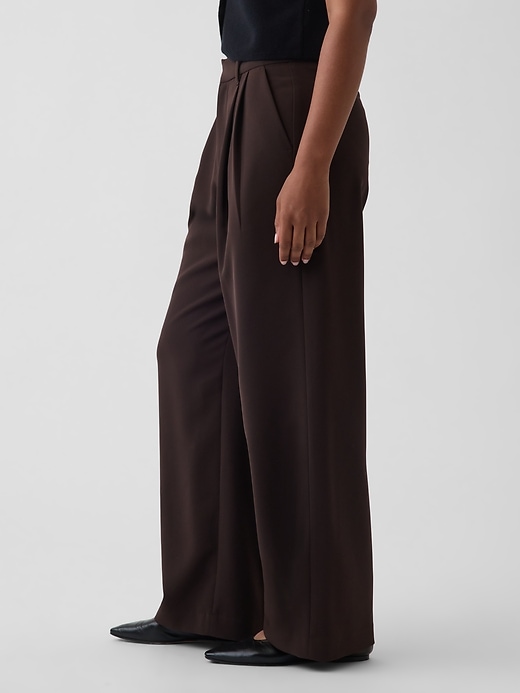 Image number 3 showing, Curvy 365 High Rise Pleated Trousers