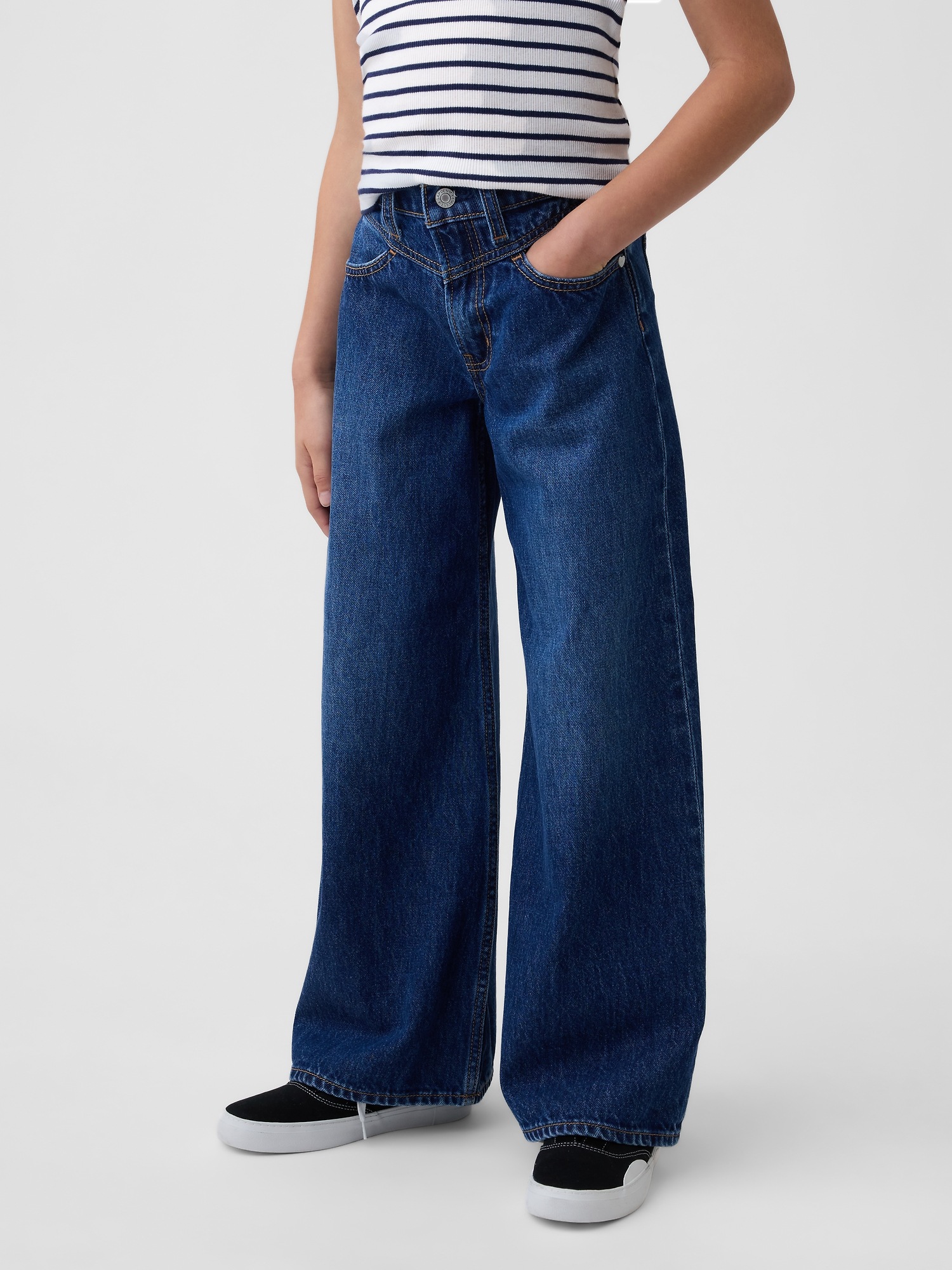 Детские джинсы Gap Kids Low Rise Baggy Jeans — фото 3