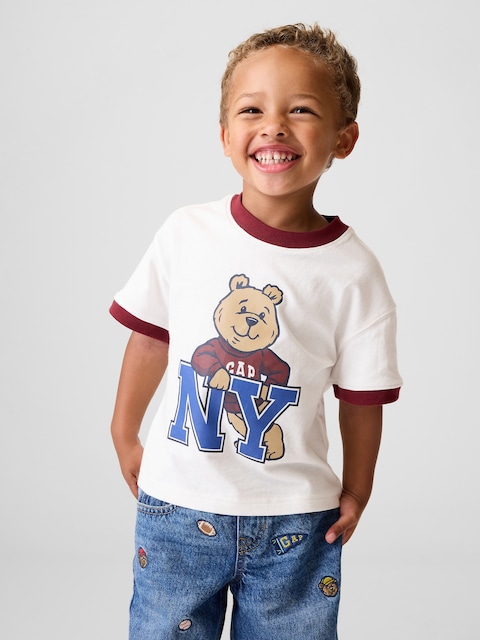 Baby & Toddler Brannan Bear Graphic Logo Ringer T-Shirt