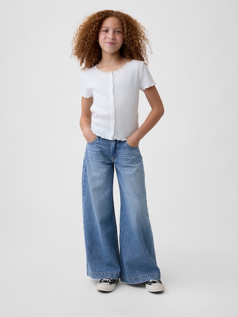 Kids Low Rise Extra Baggy Jeans