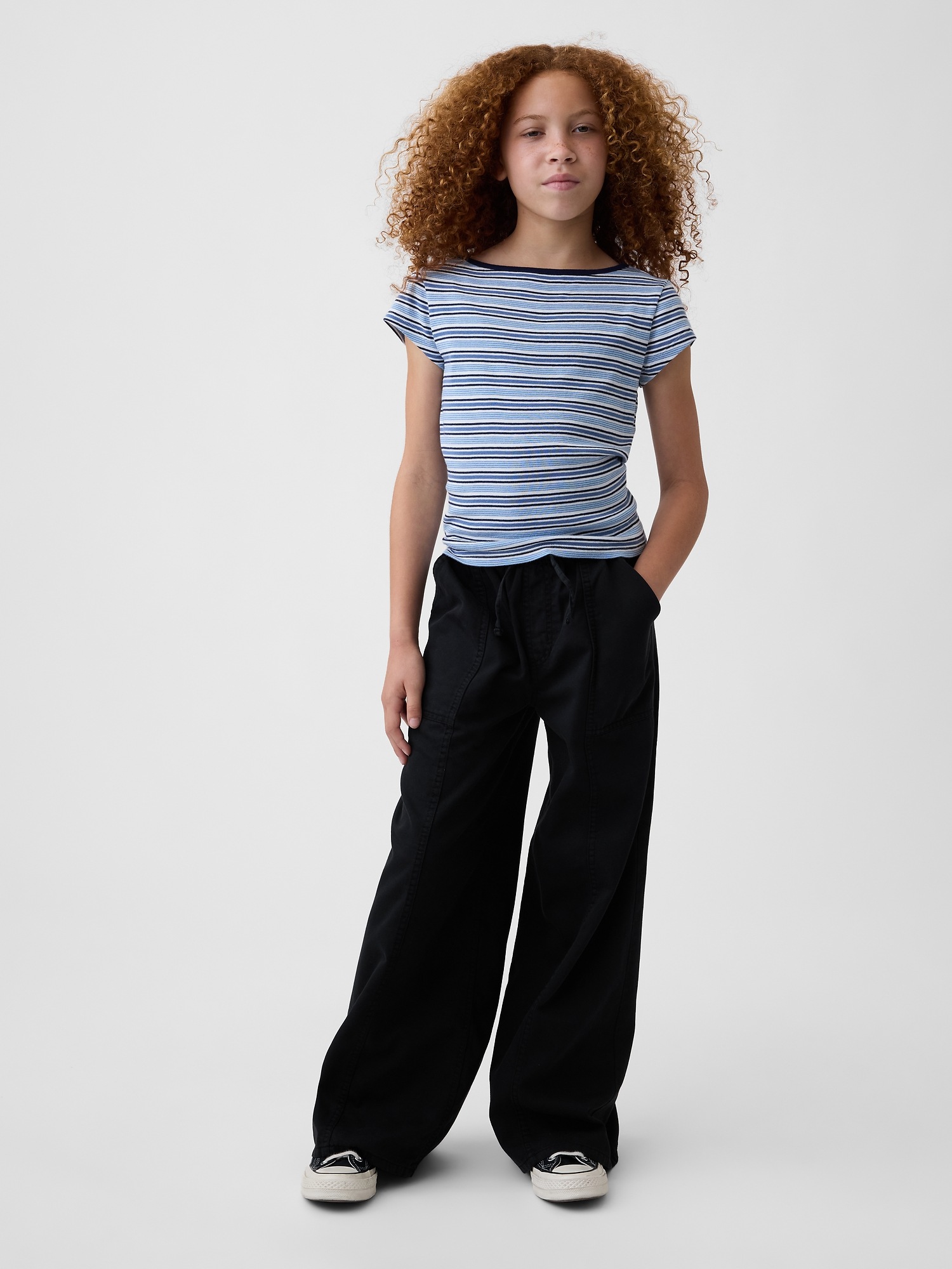 Детские брюки Gap Kids Twill Baggy Pants