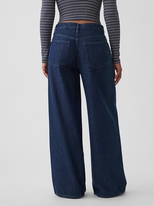 Image number 4 showing, Curvy Mid Rise UltraSoft Baggy Jeans