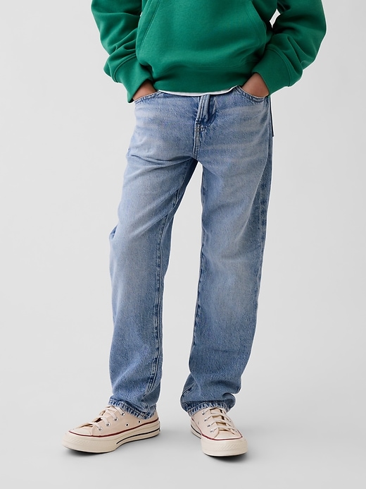Image number 2 showing, Kids Relaxed Straight Jeans