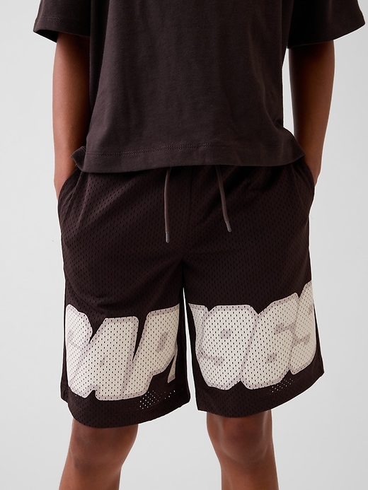 Image number 5 showing, Kids 8" Mesh Active Shorts