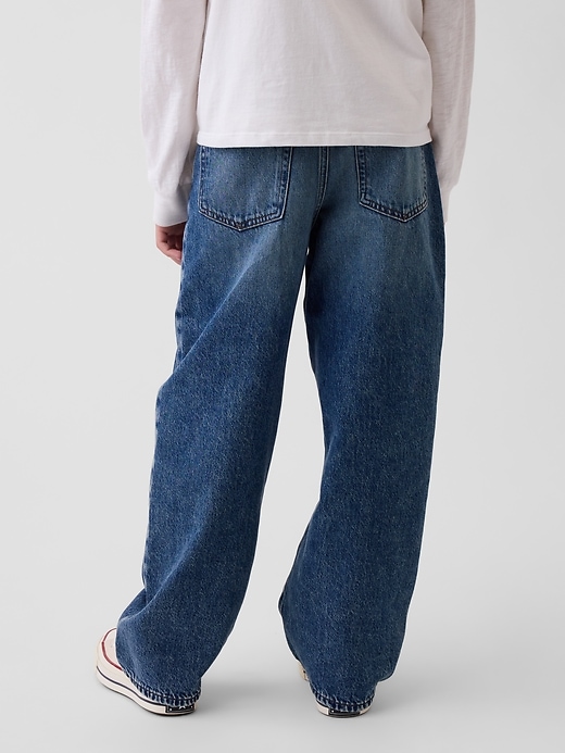Image number 3 showing, Kids Baggy Taper Jeans