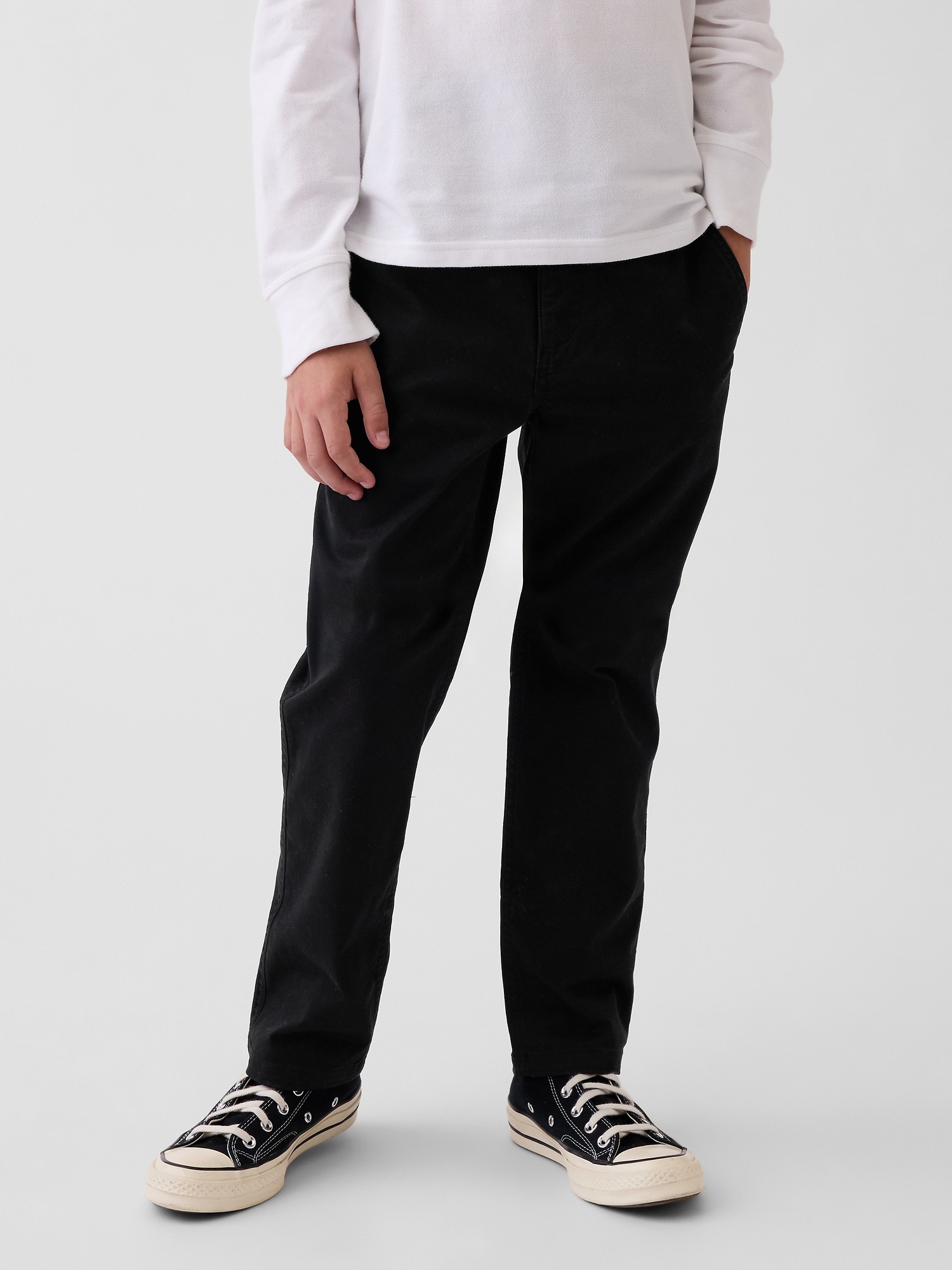 Детские брюки Gap Kids Modern Uniform Slim Straight Khakis — фото 3