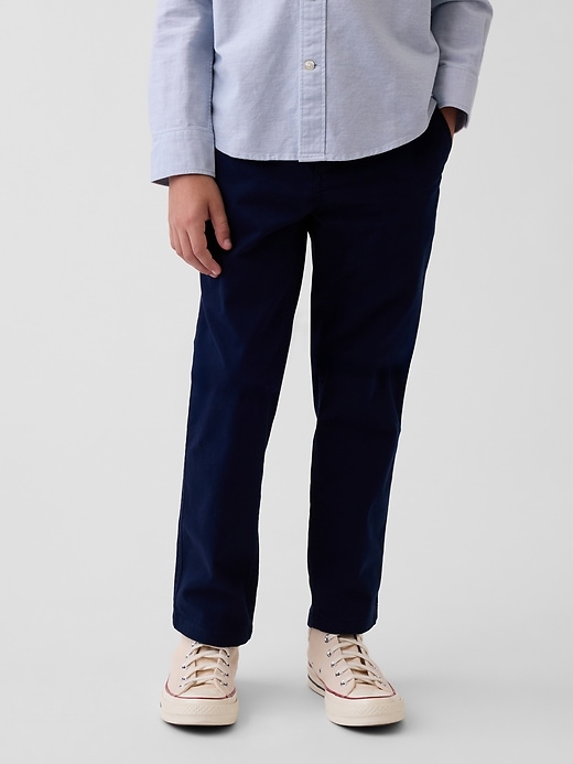 Image number 3 showing, Kids Modern Uniform Slim Khakis