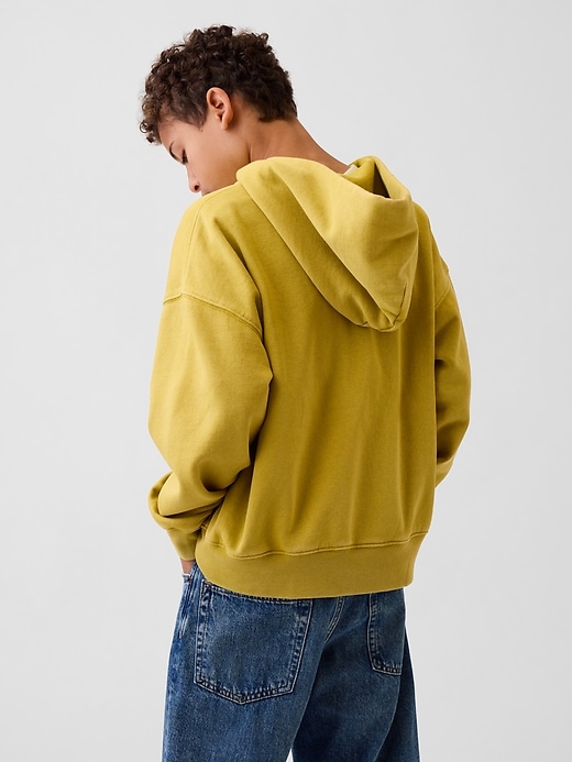Image number 2 showing, Kids VintageSoft Relaxed Zip Hoodie