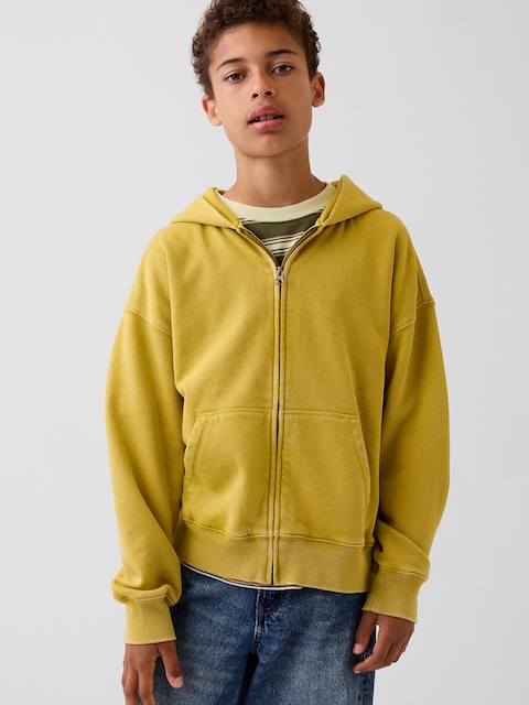 Kids VintageSoft Relaxed Zip Hoodie
