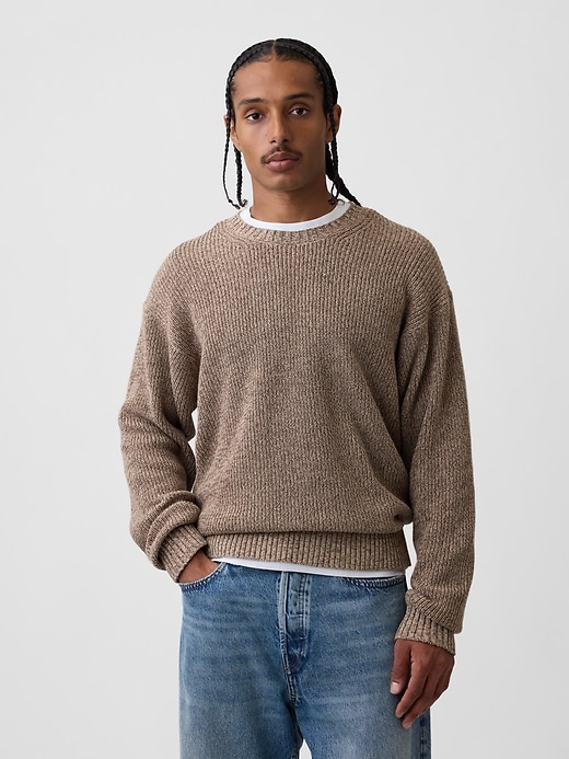 Image number 1 showing, Relaxed Shaker Sweater
