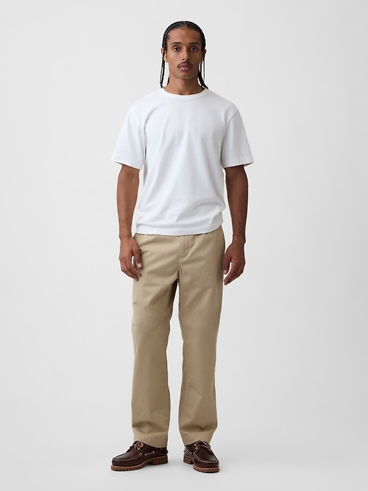 Image number 1 showing, Modern Loose Pleated Khakis