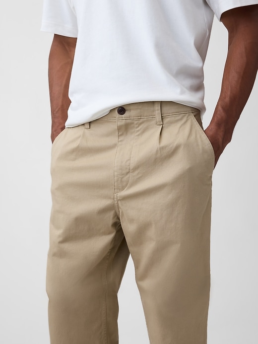 Image number 6 showing, Modern Loose Pleated Khakis
