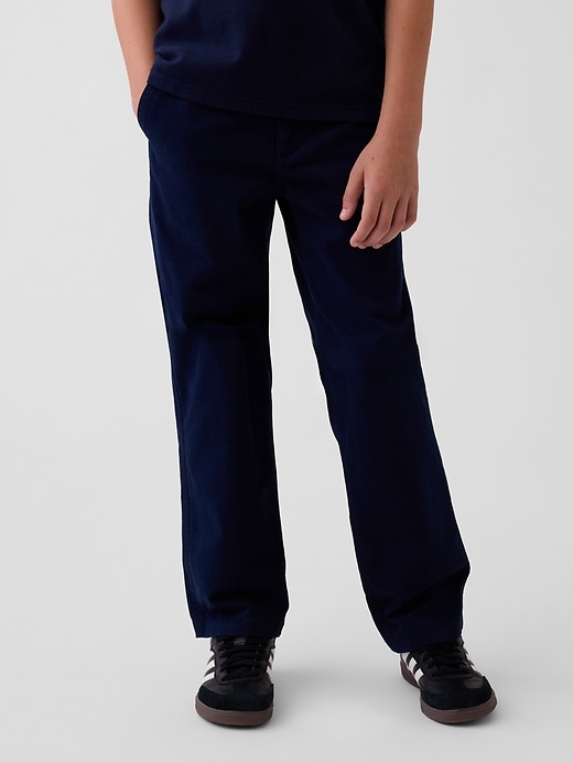 Image number 3 showing, Kids Modern Uniform Loose Khakis
