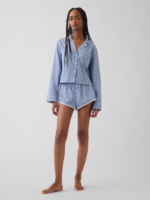 Poplin Bloomer PJ Shorts
