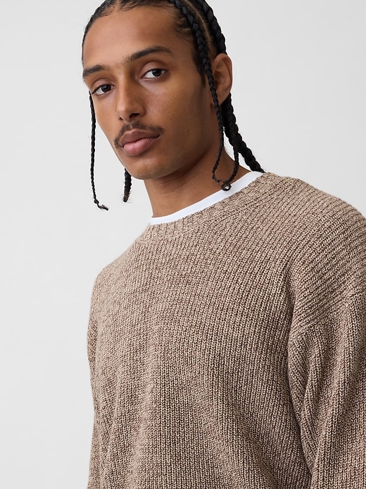 Image number 4 showing, Relaxed Shaker Sweater