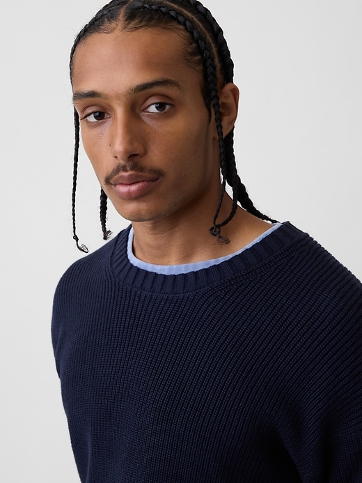 Image number 4 showing, Relaxed Shaker Sweater